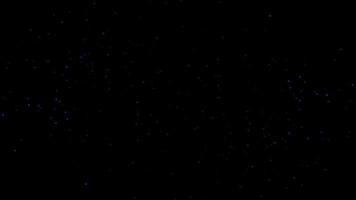 Loop Glow stars particles circle flow motion video