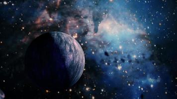 Alien planet exploration space towards milky way galaxy video