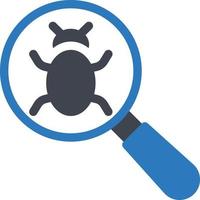 search bug vector illustration on a background.Premium quality symbols.vector icons for concept and graphic design.