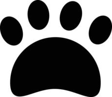 paw vector illustration on a background.Premium quality symbols.vector icons for concept and graphic design.