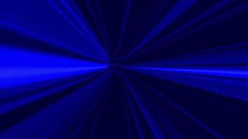 abstracte donkerblauwe hyperspace snelheid warp tunnel video