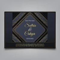 Wedding invitation , Luxury background theme vector