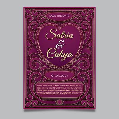 Wedding invitation , Luxury background theme