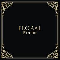 Elegand Floral Ornament  Frame template vector
