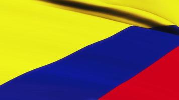 lazo de la bandera de columbia ondeando en el fondo del viento video