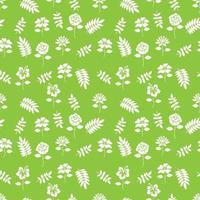 Cute flower seamples pattern design vector