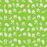 Cute flower seamples pattern design vector