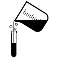 Science Laboratory Equipment Icon. vector