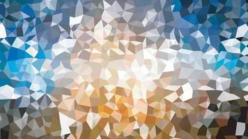 Abstract Low Poly Triangular Background. vector