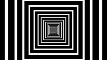 Infinite Looping Tunnel Seamless Loop Motion Background black and white animation video