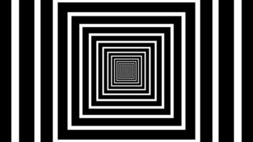 Infinite Looping Tunnel Seamless Loop Motion Background black and white animation video