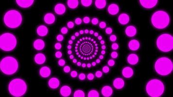 animação de pontos de loop infinito rosa brilho - fundo de movimento de loop sem costura video