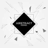 Abstract banner grunge design. vector