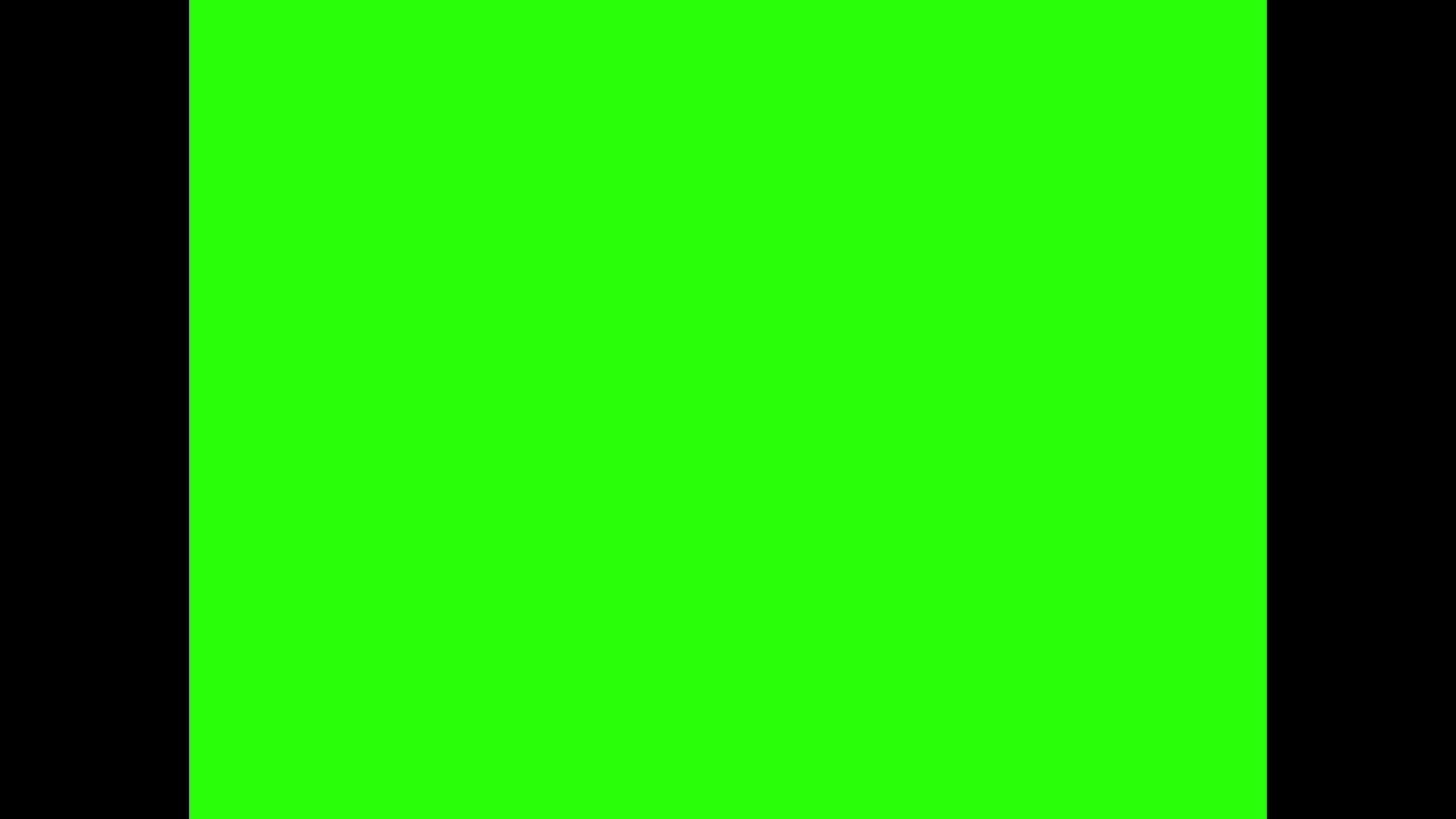 Animation Cinematic Black Bar Resolution 4K on Green Screen 8079130