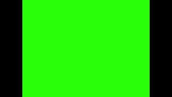 resolução de barra preta cinematográfica de animação 4k na tela verde video