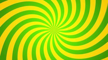 Retro twist background with Halftone animation - Cartoon comic style background green color video