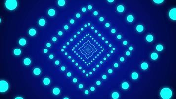 abstract futuristic dots glowing motion background - Seamless loop animation. video