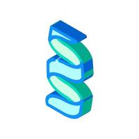 protein in nutrition isometric icon vector illustration