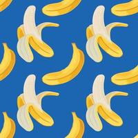 funny bananas seamless pattern design vector