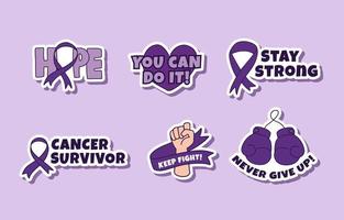 Purple Cancer Ribbon Vector Art, Icons, and Graphics for Free Download