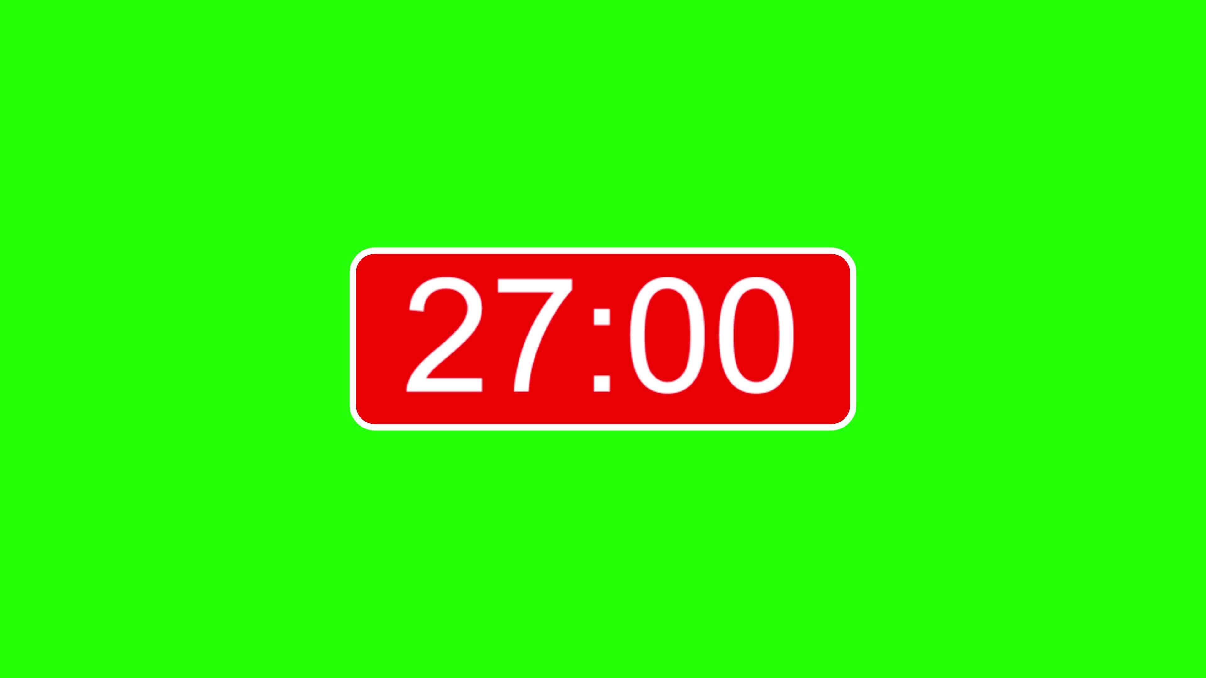 Countdown Timer 30 Seconds Animation Motion Graphics On Green Screen Countdown Timer 30 Seconds Animation Motion Graphics On Green Screen
