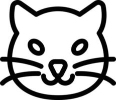 ilustración de vector de gato en un fondo. símbolos de calidad premium. iconos vectoriales para concepto y diseño gráfico.