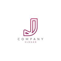 Creative and Modern J Letter logo Icon vector element Shape.