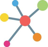 atom vector illustration on a background.Premium quality symbols.vector icons for concept and graphic design.