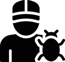 ilustración de vector de hombre antibacteriano en un fondo. símbolos de calidad premium. iconos vectoriales para concepto y diseño gráfico.