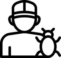 ilustración de vector de hombre antibacteriano en un fondo. símbolos de calidad premium. iconos vectoriales para concepto y diseño gráfico.