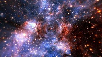 Loop space star hyper space tunnel  abstract background video