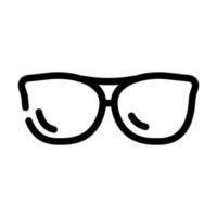 eye glasses line icon vector illustration