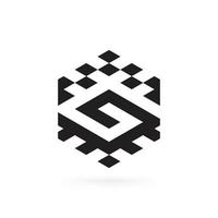 Creative modern Unique letter G logo Icon design Vector template