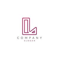 Creative and Modern L Letter logo Icon vector element Shape.