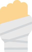 Hand bandage vector illustration on a background.Premium quality symbols.vector icons for concept and graphic design.