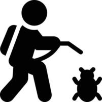 ilustración de vector de spray de cucaracha en un fondo. símbolos de calidad premium. iconos vectoriales para concepto y diseño gráfico.