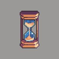 Hourglass Pixel Art vector illustration design for games