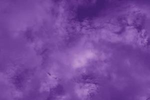 Clouds and purple sky abstract background photo