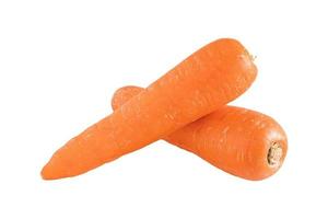 fresh carrots isolated on a white background,clipping path photo