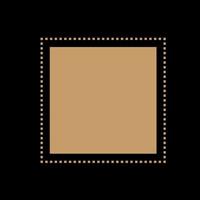 silueta de símbolo de oro beige minimalista boho. plantilla de impresión de póster boho. fondo de patrón de icono de elemento gráfico boho vector