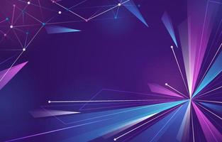 Abstract Futuristic Technology Background Template vector