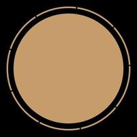 silueta de símbolo de oro beige minimalista boho. plantilla de impresión de póster boho. fondo de patrón de icono de elemento gráfico boho vector