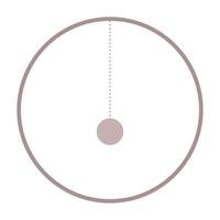 Minimalist Boho Graphic Symbol Icon. Simple Boho Minimalist Silhouette Decoration Icon Element for T Shirt or Poster Print vector