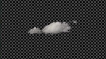 Morceau de nuage 8k avec canal alpha video