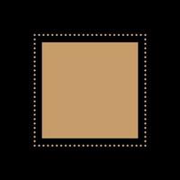 Boho Minimalist Beige Gold Symbol Silhouette. Boho Poster Print Template. Boho Graphic Element Icon Pattern Background vector