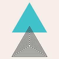 Abstract Silhouette Minimalist Graphic Boho Contour Decor Symbol Element Icon Poster Template vector