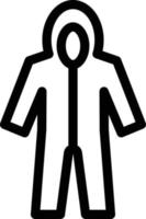 protection suit vector illustration on a background.Premium quality symbols.vector icons for concept and graphic design.