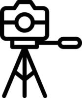 Camera tripod stand vector illustration on a background.Premium quality symbols.vector icons for concept and graphic design.