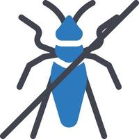 detener la ilustración vectorial de insectos en un fondo. símbolos de calidad premium. iconos vectoriales para el concepto y el diseño gráfico. vector