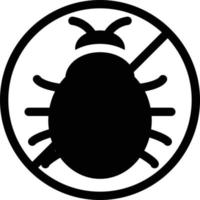 stop bug vector illustration on a background.Premium quality symbols.vector icons for concept and graphic design.